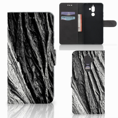 Book Style Case Nokia 7 Plus Boomschors Grijs