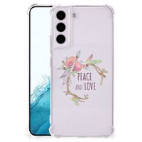 Samsung Galaxy S22 Stevig Bumper Hoesje Boho Text