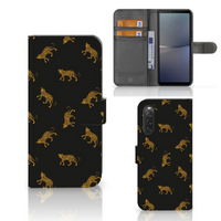 Telefoonhoesje met Pasjes voor Sony Xperia 10 V Leopards