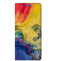 Bookcase OPPO Reno 6 Pro Plus 5G Watercolor Dark - thumbnail