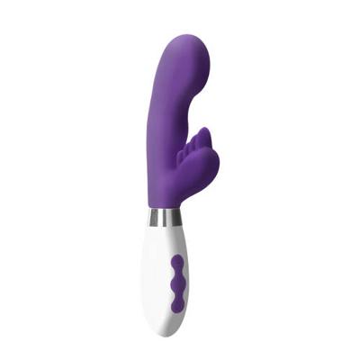 Luna Oplaadbare Siliconen Rabbit Vibrator met Clitorale Stimulatie Ares - 10 Snelheden - Paars Luna Oplaadbare Siliconen Rabbit Vibrator met Clitorale Stimulatie Ares - 10 Snelheden - Paars