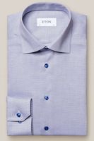 ETON Contemporary Fit Overhemd blauw, Effen - thumbnail