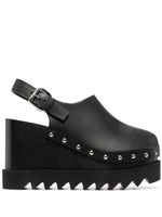 Stella McCartney sandales Elyse 105 mm à plateforme - Noir