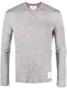 Thom Browne pull en maille à col rond - Gris