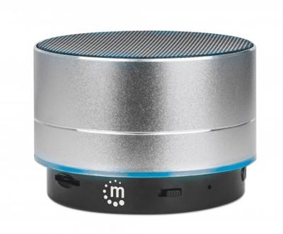 MANHATTAN Metallic LED-Bluetooth«-Speaker zilver