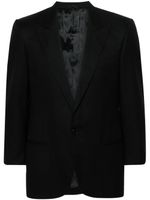 Pierre Cardin Pre-Owned blazer à revers pointus (années 1980) - Noir