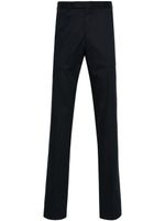 Zegna pantalon chino à plis marqués - Bleu