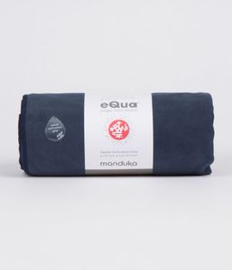 Manduka eQua Yogamat Handdoek - Midnight