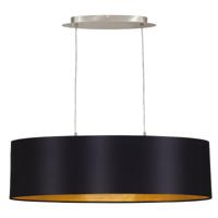 Eglo Landelijke hanglamp Maserlo 78cm zwart met goud 31611