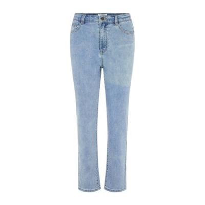 OBJECT cropped skinny jeans OBJWIN light blue denim