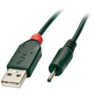 LINDY USB-kabel USB 2.0 USB-A stekker, DC-stekker 2,5 mm 1.50 m Zwart 70265