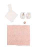 Bonpoint trousseau de naissance en laine mélangée - Rose