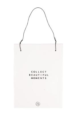 Zusss teksttegeltje collect moments wit