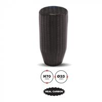 Simoni Racing pookknop JDM 33 x 70 mm carbon bruin