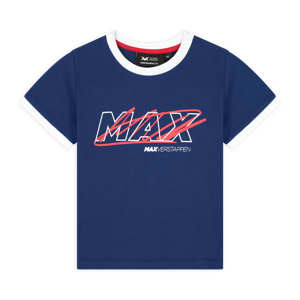 Kids Signature Max T-shirt Blauw - 164-170 - Max Verstappen