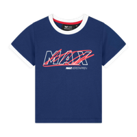 Kids Signature Max T-shirt Blauw - 164-170 - Max Verstappen