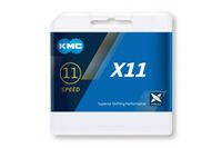 Kmc X11 Fietsketting 114 schakels Zilver/Zwart