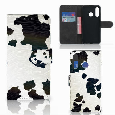 Huawei P30 Lite (2020) Telefoonhoesje met Pasjes Koeienvlekken Huawei P30 Lite (2020) Telefoonhoesje met Pasjes Koeienvlekken