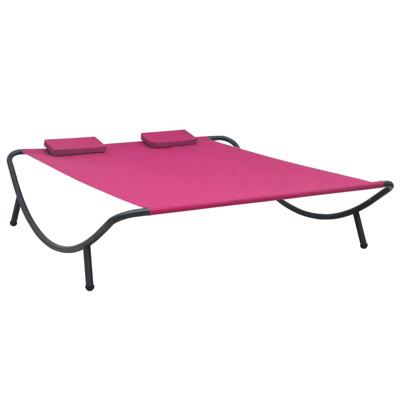 vidaXL Loungebed stof roze vidaXL Loungebed stof roze