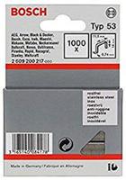 Bosch Professional 2609200217 fijne nietjes Type 53 11,4 x 0,74 x 14 mm, Zilver