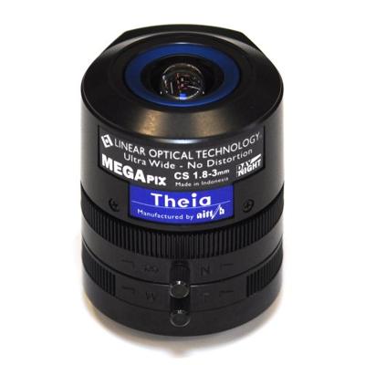 Axis 5503-161 Theia Varifocal Ultra Wide Lens voor netwerkcamera (1,8 tot 3 mm, 5 megapixel resolutie)