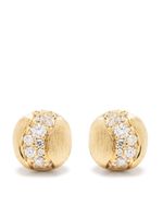 Marco Bicego puces d'oreilles en or 18ct pavées de diamants