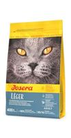 JOSERA Léger Kattenvoer met laag vetgehalte, 1 x 400 g, super premium droogvoer voor volwassen katten, per stuk verpakt
