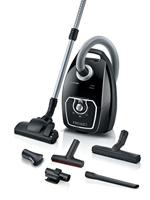 SIEMENS Stofzuiger met zak Z7.0 VSZ7X500, ideaal voor mensen met allergieën, hygiënefilter, extreem stil, vloerzuigmond voor parket, tapijt, tegels, XXL-meubelzuigmond, XXL-voegenzuigmond, lange