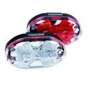 Simson Verlichtingsset batterij led zwart/rood