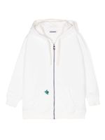 KINDRED hoodie en coton biologique à broderies - Blanc