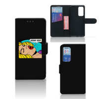 Huawei P40 Wallet Case met Pasjes Popart Oh Yes