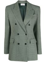 P.A.R.O.S.H. blazer croisé à carreaux vichy - Vert