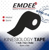 Kinesio tape zwart non cut