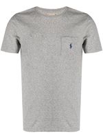 Polo Ralph Lauren t-shirt à poche poitrine plaquée - Gris