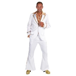 Witte seventies outfit heren