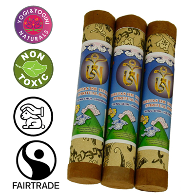 Wierook Tibetaans OM Spiritual Home - 35 (3 stuks) - S Wierook Tibetaans OM Spiritual Home - 35 (3 stuks) - S