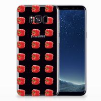 Samsung Galaxy S8 Plus Siliconen Case Paprika Red