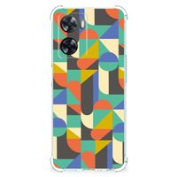 OPPO A57 | A57s | A77 4G Doorzichtige Silicone Hoesje Funky Retro - thumbnail