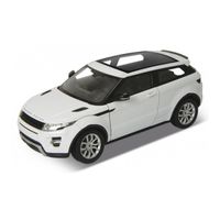 Modelauto Land Rover Range Rover Evoque wit schaal 1:24/18 x 8 x 6 cm - thumbnail