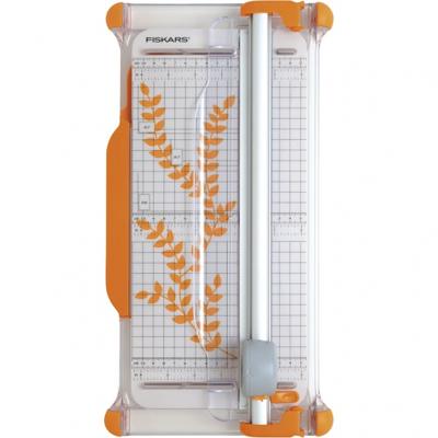 Fiskars papiersnijder rolmes oranje 30 cm   S