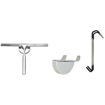 Douchewisser James 25cm RVS met Houder Douchewisser James 25cm RVS met Houder