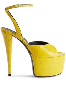 Giuseppe Zanotti sandales Gz Aida 150 mm en cuir - Jaune