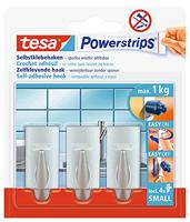 tesa Powerstrips Hooks Small TREND, Chroom, 39.4 x 30 x 26.7 cm