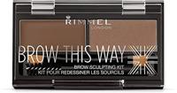 Rimmel London Brow This Way Wenkbrauwpoeder - Brown