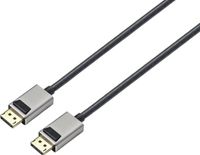 SpeaKa Professional SP-9510448 DisplayPort-kabel DisplayPort Aansluitkabel DisplayPort-stekker, DisplayPort-stekker 1.00 m Zwart 8K UHD - thumbnail