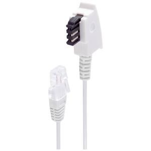 Shiverpeaks DSL Adapterkabel [1x Telefoonstekker Duitsland (TAE-F) - 1x RJ45-stekker 8p2c] 10 m Wit