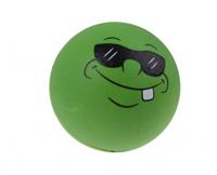 Toyrific stuiterbal Smiley 6,3 cm groen