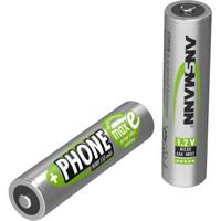 Ansmann DECT maxE HR03 Oplaadbare AAA batterij (potlood) NiMH 550 mAh 1.2 V 2 stuk(s) - thumbnail