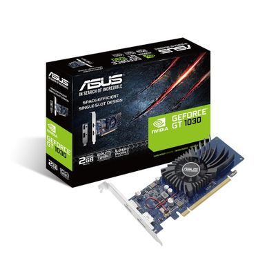 Asus Nvidia GeForce GT1030 Videokaart 2 GB GDDR5-RAM PCIe HDMI, DisplayPort Low Profile