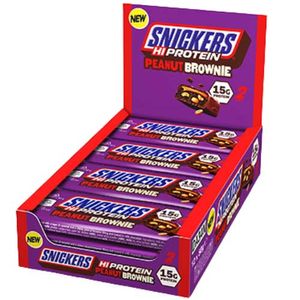 Snickers Hi Protein Bar Brownie 12repen Brownie